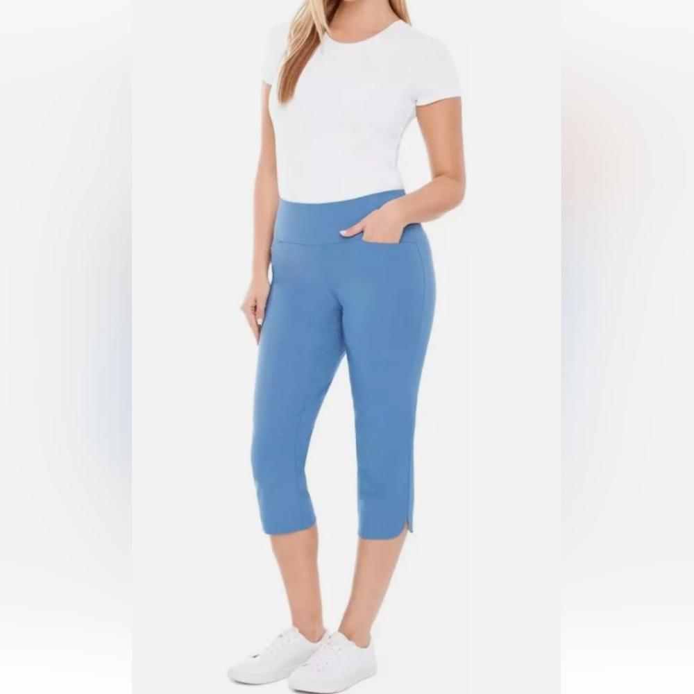 S.C. & Co. Women's 360 Degree Tummy Control Capri Pants